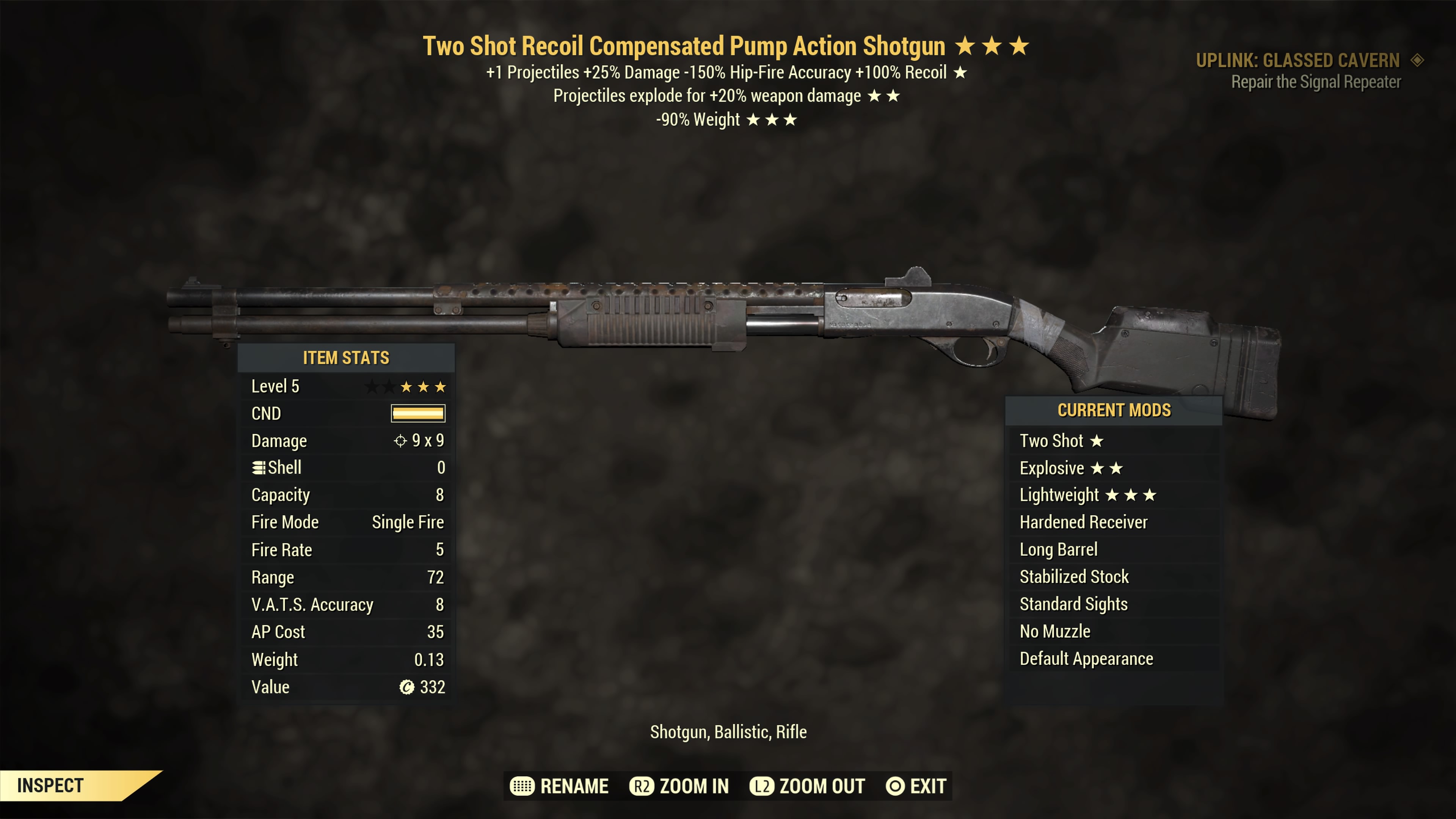 Two Shot【Explosive + Lightweight】Pump Action Shotgun